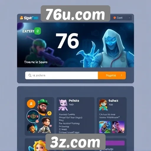 Explorando a interface do usuário no 76u.com